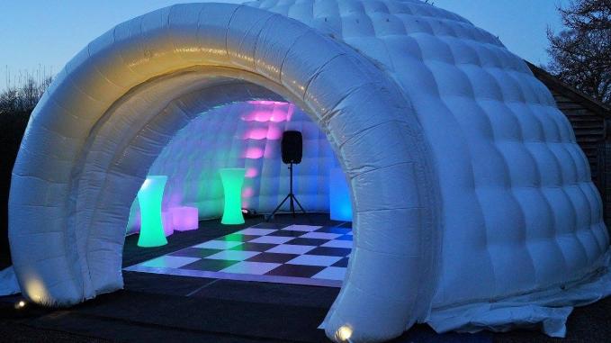 inflatable igloo's for hire